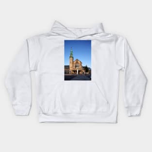 Europe; Luxembourg; Luxembourg; City; Train station; Central Station; Eve; evening light Kids Hoodie